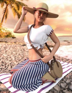 It’s Always Summer Poses and Props for Genesis 8 Females