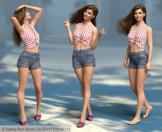 Second Life Marketplace - D.Luxx Poses - Simplicity - 10 Single Static Standing  Female Poses