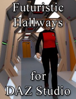 Futuristic Hallways for DAZ Studio