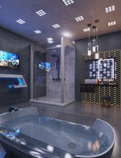 Futuristic Bathroom