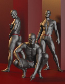 Virile Poses for Genesis 8 Male