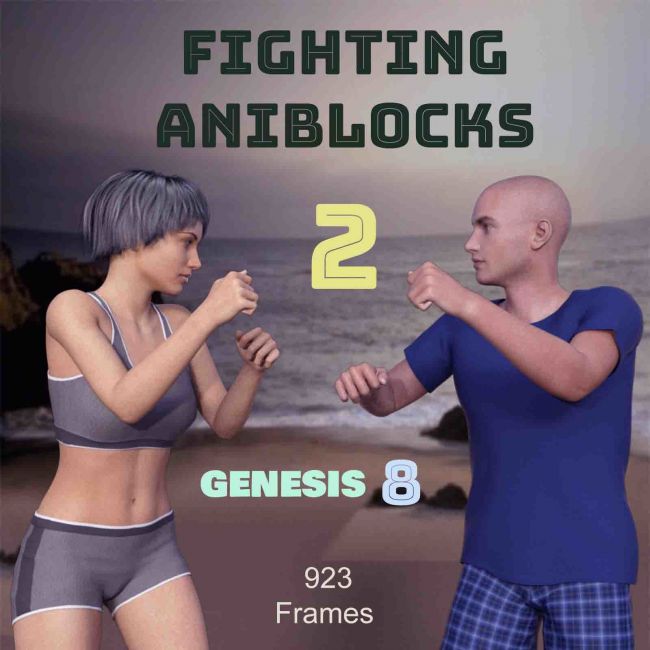 Click here to see preview images for "Fighting AniBlocks 2 for Genesis 8 Male and Female" Fighting AniBlocks 2 for Genesis 8 Male and Female