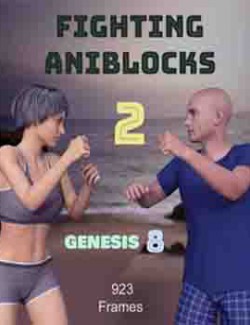 Fighting AniBlocks 2 for Genesis 8 Male and Female