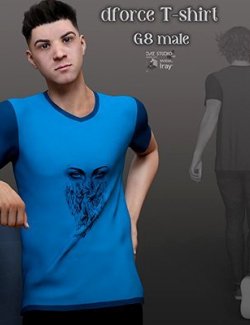 dForce T-shirt for Genesis 8 Male