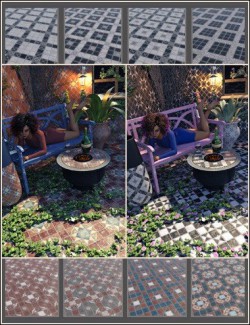 Edwardian Inspired Floor Tile Shaders