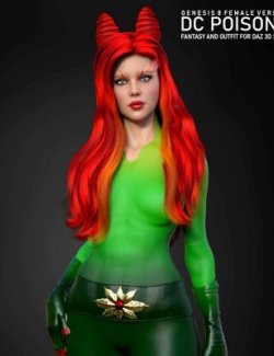 DC Poison Ivy Outfit for G8F