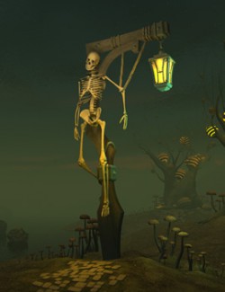 Halloween Lantern for Daz Studio