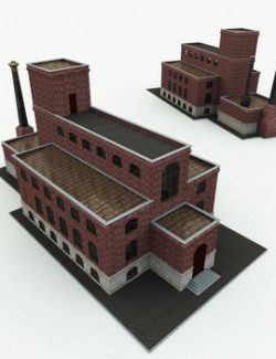 Charles Babbage Thinking Mansion for Poser