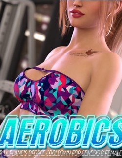 Aerobics for dForce Cooldown for Genesis 8 Females