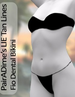 PairADime's LIE Tan Lines Fio Dental Bikini with Bonus