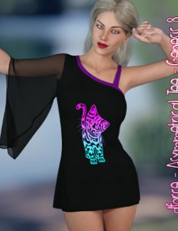 dforce- Basics- Asymmetrical Tee- Genesis 8