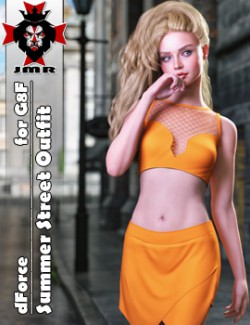 JMR dForce Summer Street Outfit for G8F