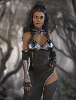 X-Fashion Force Saber Outfit for Genesis 8 Female(s)