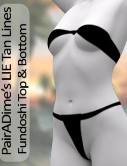 PairADime's LIE Tan Lines Fundoshi Top & Bottom