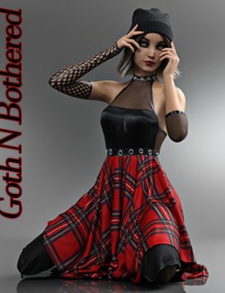 Goth N Bothered dForce outfit for Genesis 8 Females