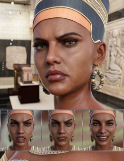 Egyptian Queen- Expressions for Genesis 8 Female and Twosret 8