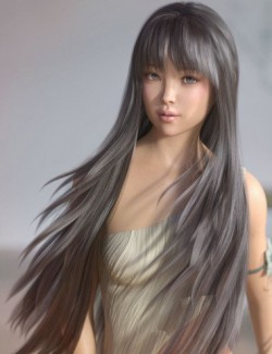 Neve Hair for Genesis 3 and 8 Females