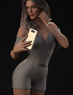 dForce Axya Casual Outfit for Genesis 8 Females