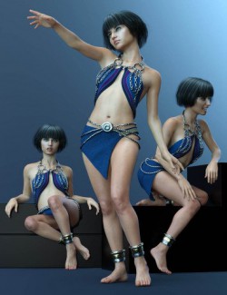 CDI Poses for Genesis 8 Female, Khemsit 8 and Twosret 8