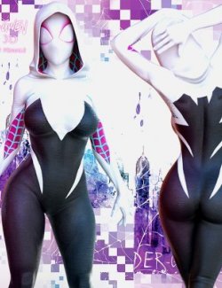 MV SpiderGwen Outfit For G3F