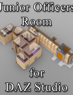 Junior Officers Room for DAZ Studio