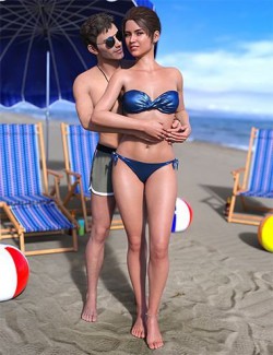 IM Beach Romance Poses for Genesis 8