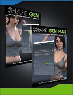 Shape Gen Plus Bundle for Genesis 3 and 8