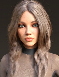 Arlene Hair for Genesis 3 and 8 Females