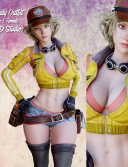 Final Fantasy Cindy Outfit For G3F