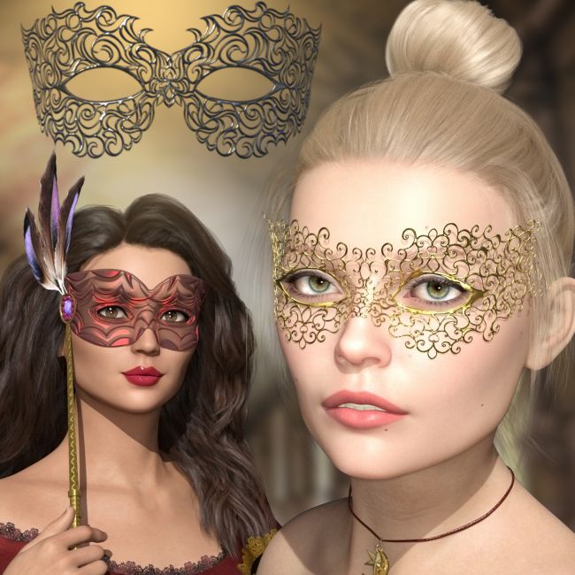 Click here to see preview images for "Mask Accessory for Genesis 8 men and women" Mask Accessory for Genesis 8 men and women