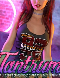 Tantrum for dForce Mood Outfit for Genesis 8 Females