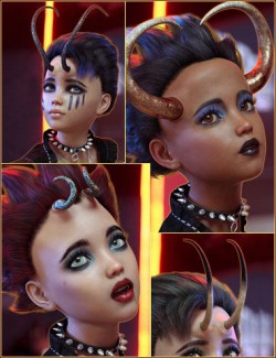 Alchemy for Fantasy Horns Vol 1 for Genesis 8 Female(s)