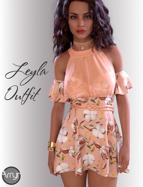 dForce Leyla Outfit for Genesis 8 Females