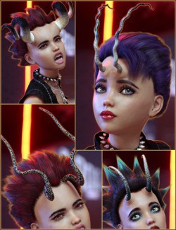 Alchemy for Fantasy Horns Vol 2 for Genesis 8 Female(s)