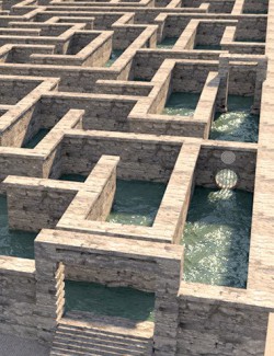 The Maze- Huge Labyrinth for Daz Studio