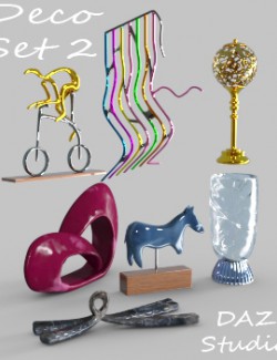 Deco Set 2 for DAZ Studio