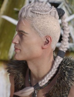 Ilias Hair for Genesis 8