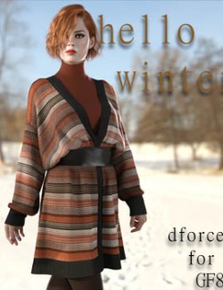 Hello Winter dforce clothing for G8F