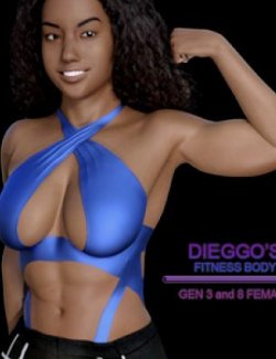 Dieggo's Fitness Body For Genesis 3 and 8 Female