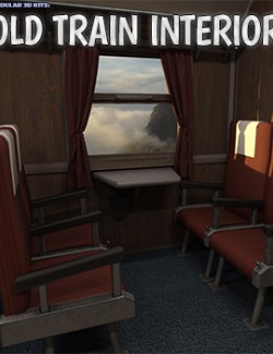 Modular 3D Kits: Old Train Interior