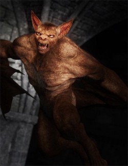 Bat Beast with dForce Hair for Genesis 8 Male