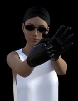 Gloves Shell For Genesis 8 Female