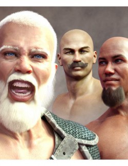 Facial Hair and Short Hair for Genesis 8 Male(s)