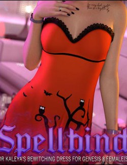 Spellbind for Bewitching Dress for Genesis 8 Female