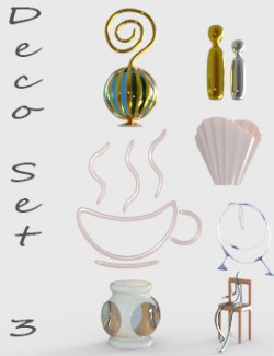 Deco Set 3 for DAZ Studio