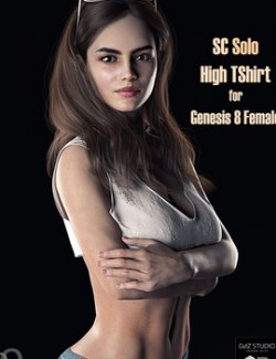 SC Solo High TShirt for Genesis 8 Female