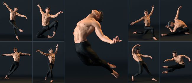 Male Ballet Dancers in Stunning Dance Poses