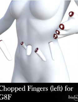 Chopped Fingers (Left) for G8F