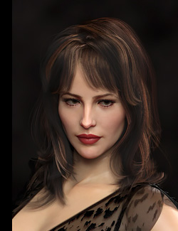 dforce Sweet Magnolia Hair for Genesis 3 and 8 Female