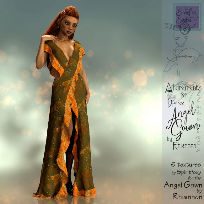Allurements for Dforce Angel Gown for Genesis 8 Female